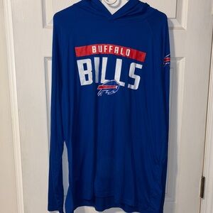 Men’s XL Buffalo Bills Blue Hoodie. Like new. Excellent  condition. Light weight